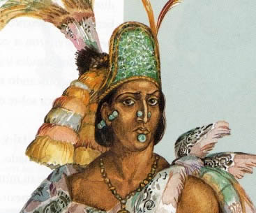 Montezuma, um dos principais imperadores astecas
